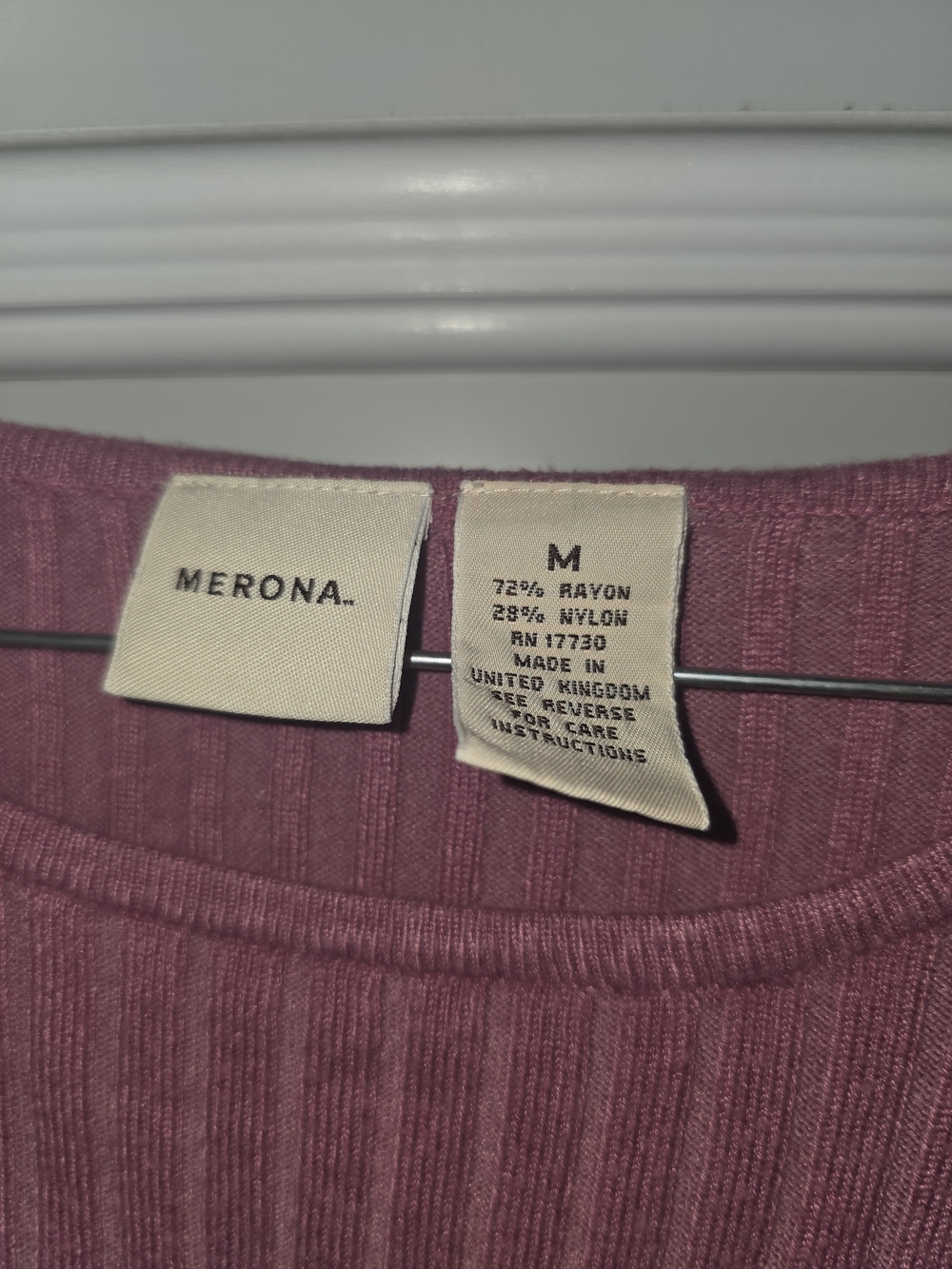 Merona Ribbed Crewneck Sweater in Dusty Rose